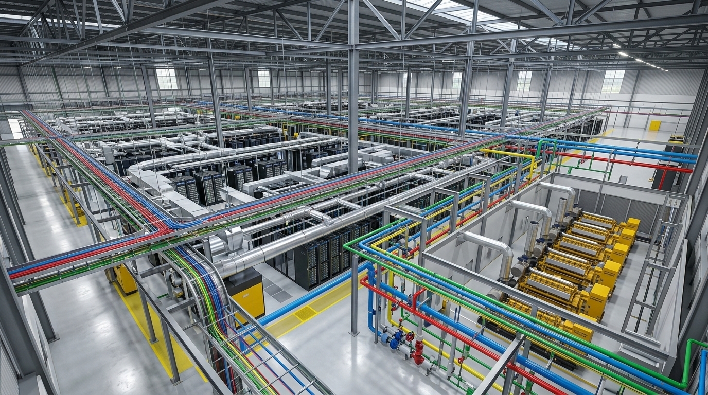 Amazon DataCenter — drawing or visualization extracted from the supplied company profile, view 2
